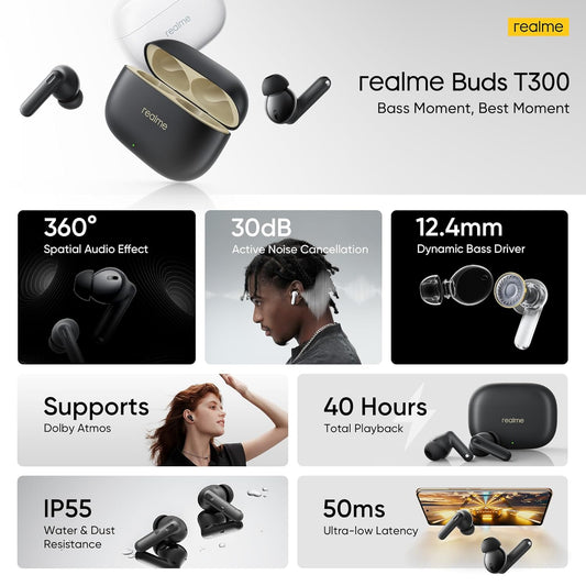 Realme Buds T300 TWS earbuds